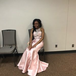 prom dress pink size 6